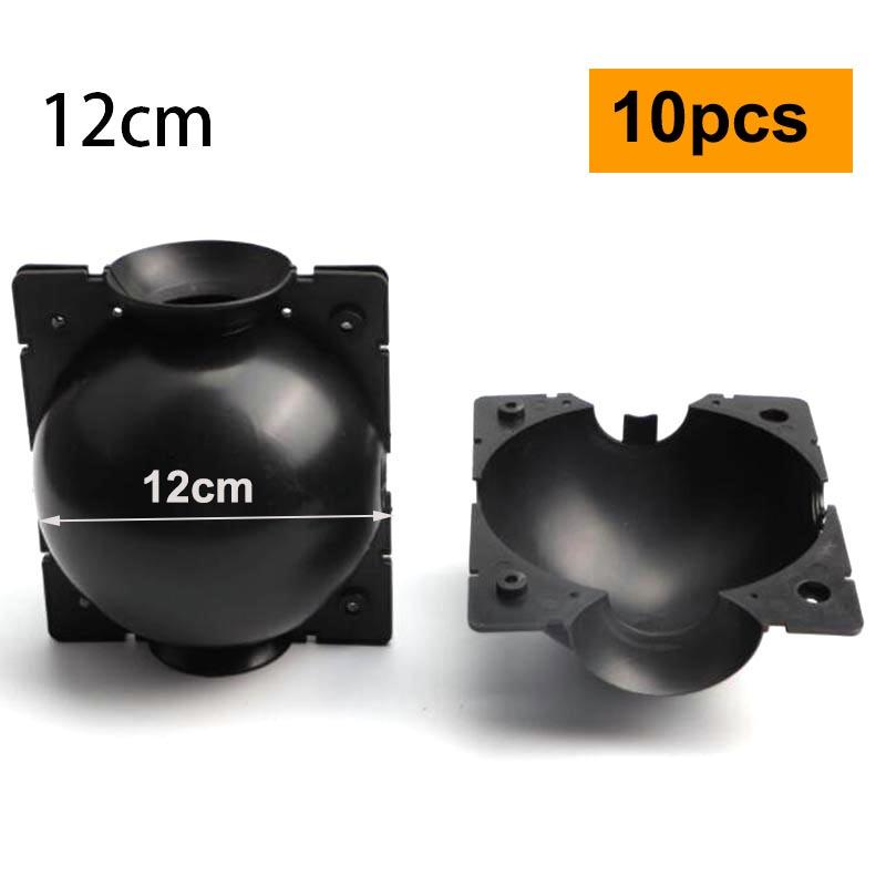 5cm-12cm Black Fruit Plant Tree Rooting Ball Root Box Plastic Breeding Case Propagation Grafting Rooter Growing High-pressure