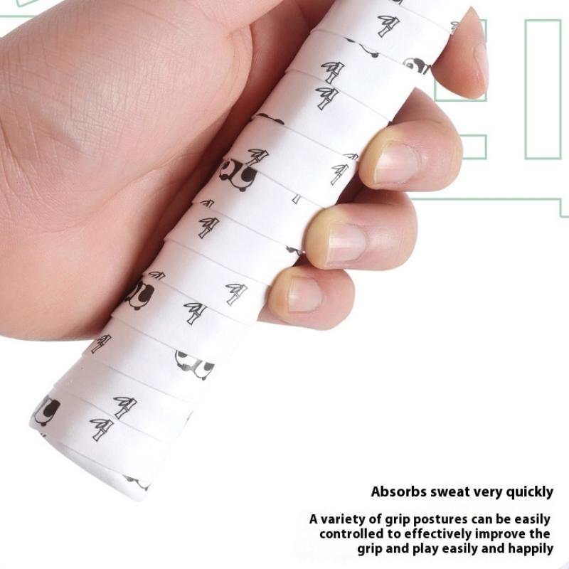 1 ks Kreslený Dizajn Tenisový Overgrip Nárazuvzdorný Pot-Absorbujúci Protišmykový PU Rukoväť Grip Páska Pre Tenisové/Bedmintonové/Skvošové Rakety