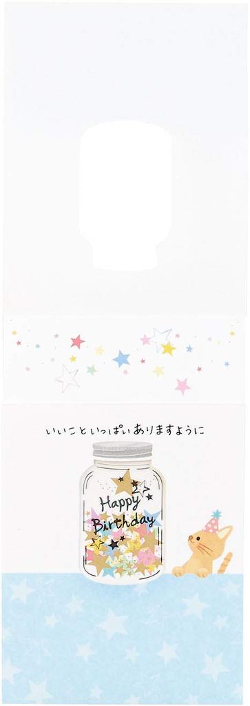 Sanrio Birthday Celebration Star Bottle and Cat L 242 Birthday- BD42-8