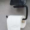 Black & White Bathroom Roll Paper Holder Suction Cup Toilet Paper Holder  Humid Environment