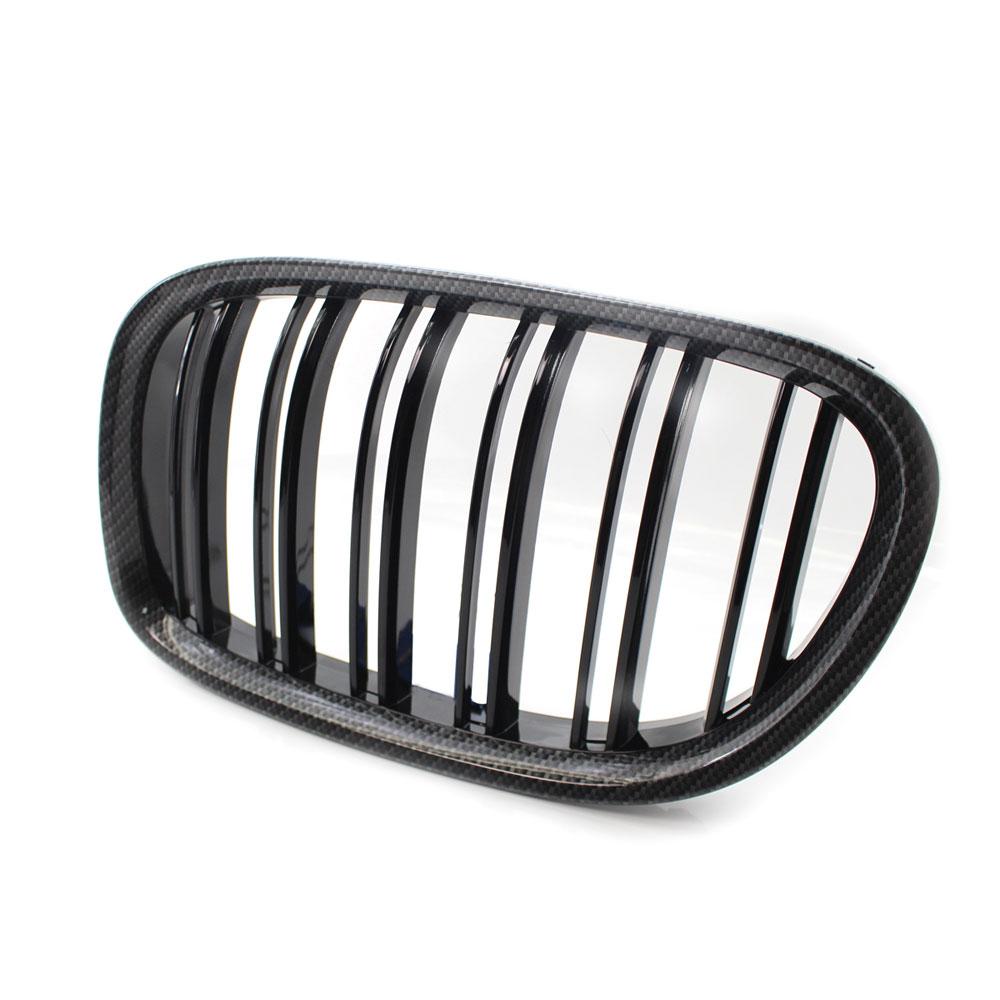 Front Kidney Grille Grills Carbon Fiber For BMW F01 F02 7 Series 2009 2010 2011 2012 2013 2014 2015