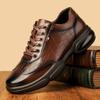 High Quality Fashion Casual Sneakers for Men Autumn New Designer Leather Shoes Male Solid Color Platform Sports Shoes Man