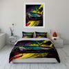Sports Car Graffiti Art. Bedding Sets Duvet Cover Sets Duvet Covers Pillowcases(1 * Duvet Cover 2 * Pillowcases Without Duvet Insert)