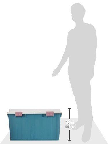 Heiwa Kogyo Outdoor Storage Bellacon Wide 120L Blue, Made In Japan, Kerosene Can Container, Gardening Storage Case