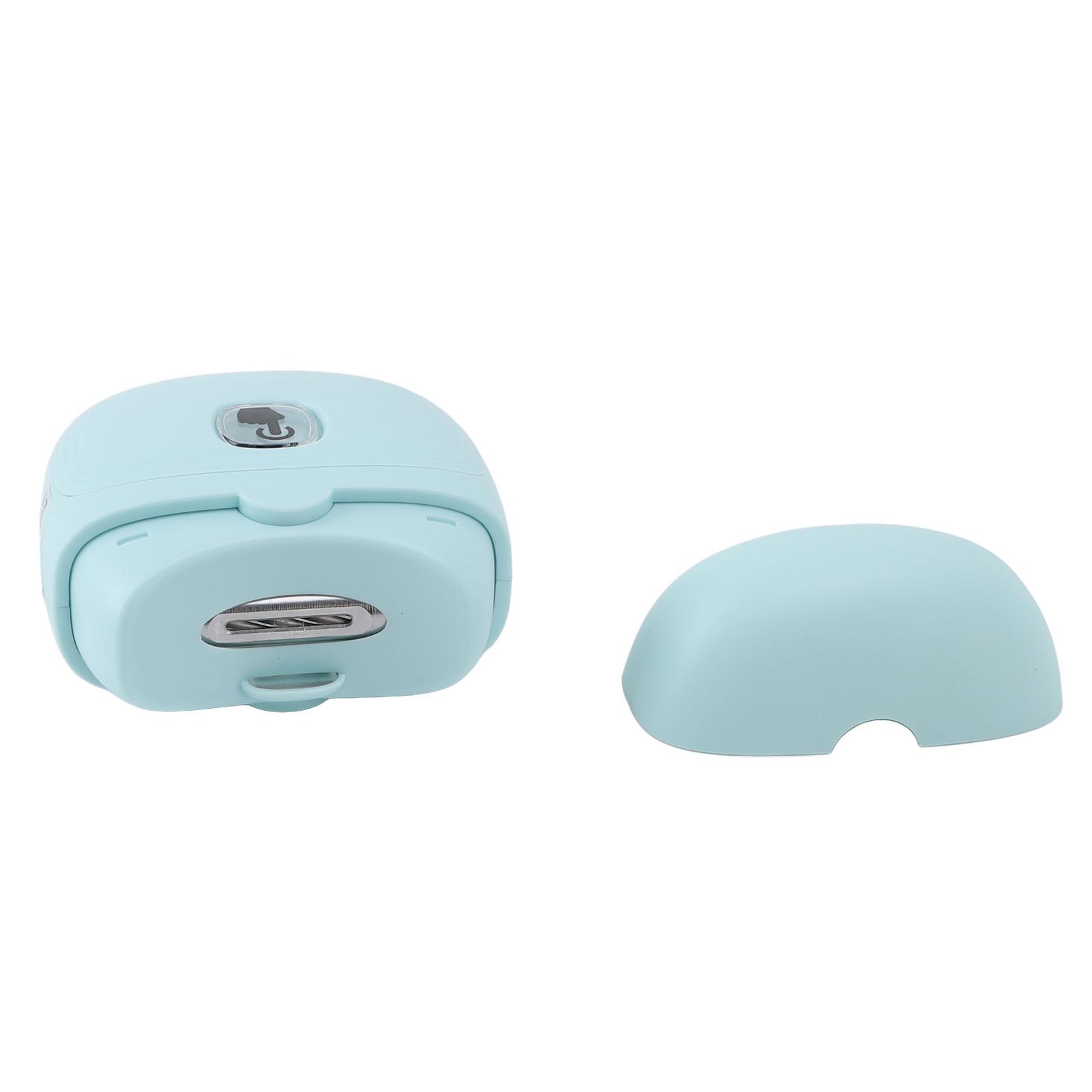 

Electric Nail Clipper Safety Alloy Cutter Automatic Fast Trimming Fingernail Cutter Machine for Elderly Children Tea Green