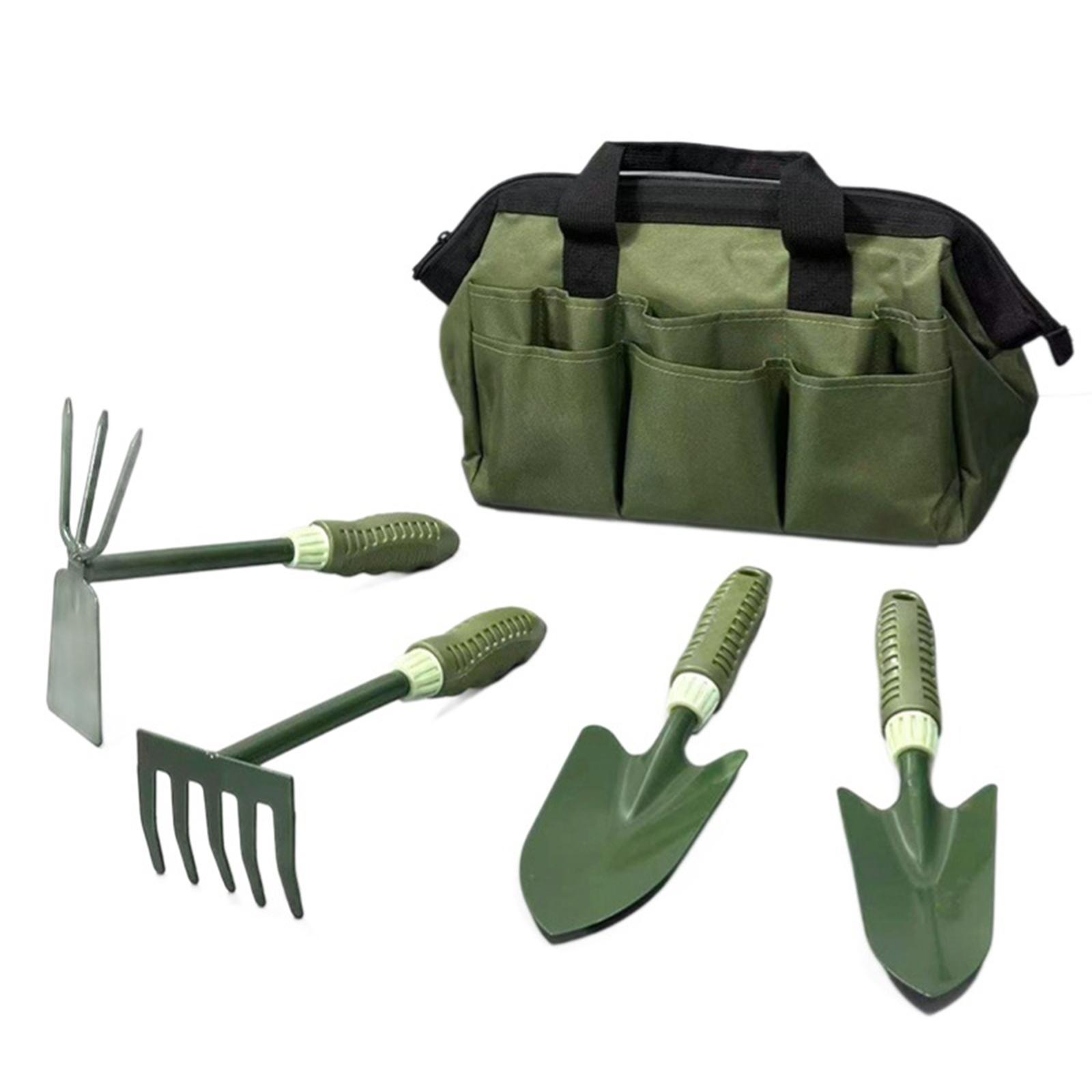 

5 Pack Gardening Plant Tool Set Including Shovel Trowel Rake and Hoe Garden Supplies Kit for Succulents Potted Plants Planting China Mainland