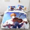 Genshin Impact Bedding Set Game 3d Print Bed Linen Quilt Soft Duvet Cover Sets Home Textile Queen King Size Girl Kids Room Decor