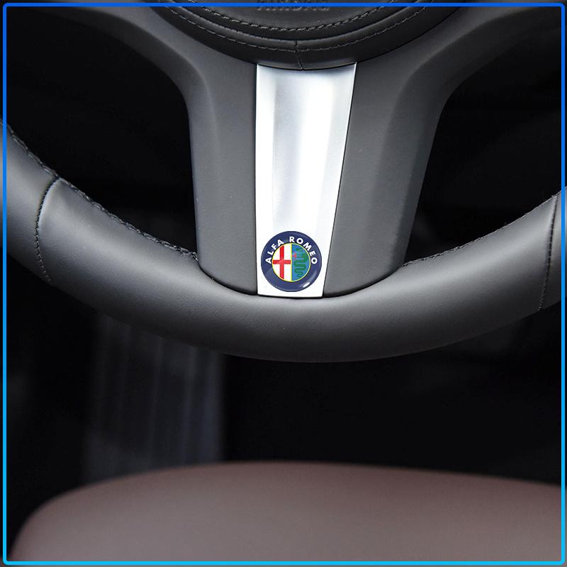 Car Lock Keyhole Stickers Door Lock Protect Car 3D Stickers For Alfa Romeo 147 159 156 Giulietta Giulia Mito Spider Alpha Nheadrest