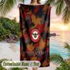 Beach Towel Brentford Football Print Custom Name Text Soft Towel for Swimming Pool
