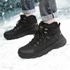 TUINANLE Winter Men Boots Fur Warm Snow Boots Men Hiking Shoes Work Ankle Booties Outdoor Men's Sneakers Footwear
