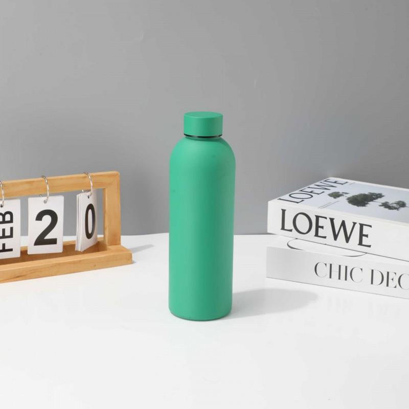 Stainless Steel Vacuum Insulated Travel Mug 500ml Double Wall Leakproof Sport Water Bottle Outdoor Hiking Gym