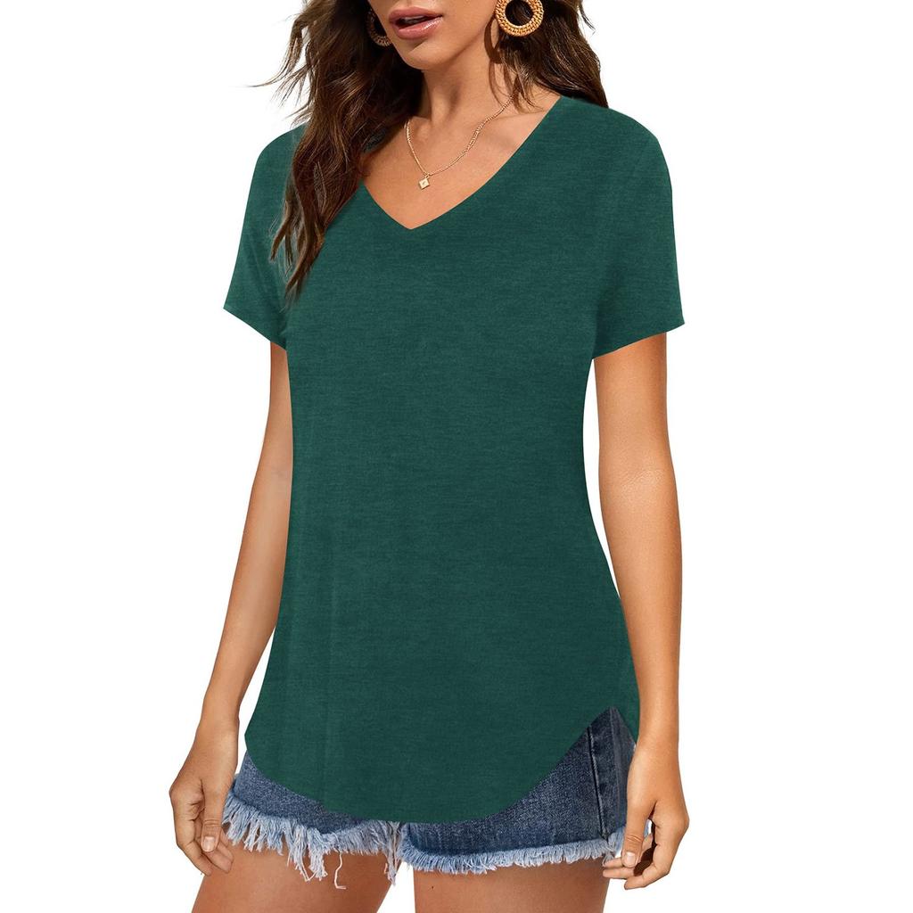 Women Casual Loose Shirts Fashion Tops T-shirts Tee