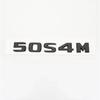 Glossy Black 50S4M 38S4M 40S 60S B550 850S ABS Emblem for Mercedes Benz Brabus S W221 W222 W223 Car Trunk Badge Logo Sticker AV1