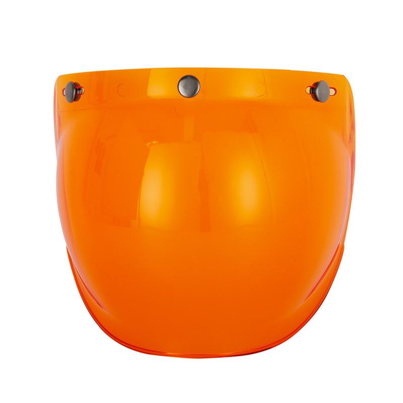 Motorcycle Helmet Retro Helmet Harley Helmet Bubble Lens Three Button Helmet Windproof And Strong Light Proof Lens With Bracket