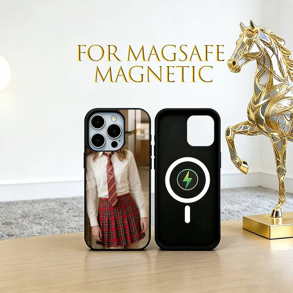 Emma Watson Phone Case For iPhone17,16,15,14,13,12,11 Plus,Pro Magnetic For Magsafe Wireless Charging