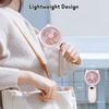Handheld Fan Mini, Portable USB Rechargeable Fan with 4 Speeds