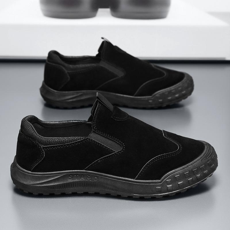 Classic Men's Casual Shoes Spring New Retro Thickness Work Shoes Lightweight Comfortable Flat Shoe Male Sneakers Loafers Zapatos