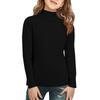 Children's Fashionable And Casual Half-high Collar Bottoming Knitted Long-sleeved Bottoming Shirt Top