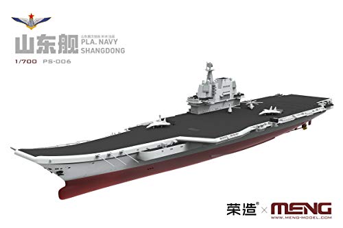 Meng Model 1/700 Chinese Navy Aircraft Carrier Shandong Plastic Model MPS006