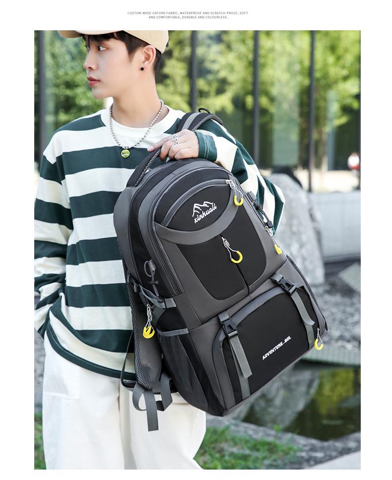 Large Capacity Multifunctional Hiking Backpack for Convenient Cross-Border Mountaineering