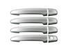 BRIGHTZ Door Handle Satin for Mark X GRX Mark X Covers, Silver, (120, 121, 125) [DHC-NOBU-381] GRX120, GRX121, GRX125, X120, X121, X125, (Product