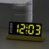 Night Light Digital Alarm Clock Electric Desk Clock with Snooze Date Loud Alarm Day of Week for Living Room Bedroom