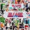 50pcs Cartoon BLEACH Graffiti Stickers PVC Material Creative DIY Notebook Children's Daily Toys Scrapbook Waterproof Stickers.
