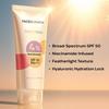 FACES CANADA Comfy Glow Sunscreen with 10% Niacinamide - 30ml | SPF50 PA+++ | UVA & UVB Protection | Feather Light Texture | Lightweight & Non Gr