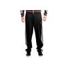 Adidas Originals SS25 Classic Sports Series Striped Retro Comfortable Soft Lace-Up Straight Leg Casual Pants Unisex bottoms Black JP1165