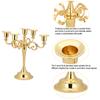 Vintage Candle Holder Vintage Candle Stand 5 Arms Vintage Candlestick Metal Crafts Candle Holder Stand Wedding Party Home Decor