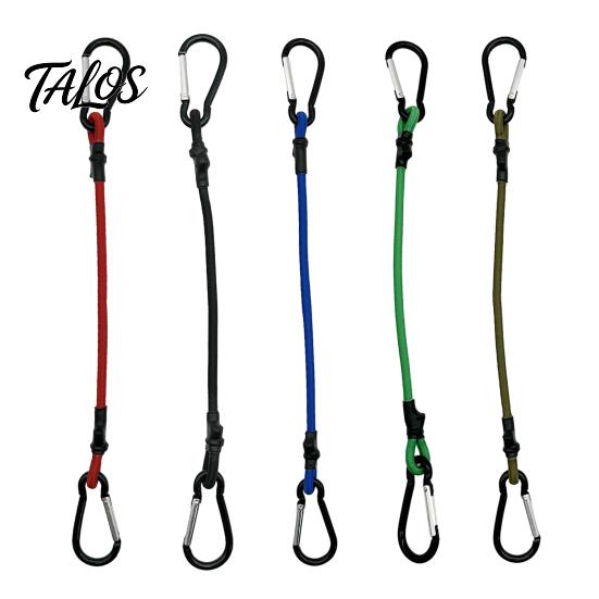 Travel Accessory for Secure Luggage Bungee Cord with Metal Hooks, Elastic Rope Durable Versatile Straps Garage Strap, Flexible Fastening Strap Camping