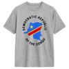 Congo Flag T Shirts for Unisex Pure Cotton Novelty TShirts Crew Neck Tee Shirt Short Sleeve Tops Summer