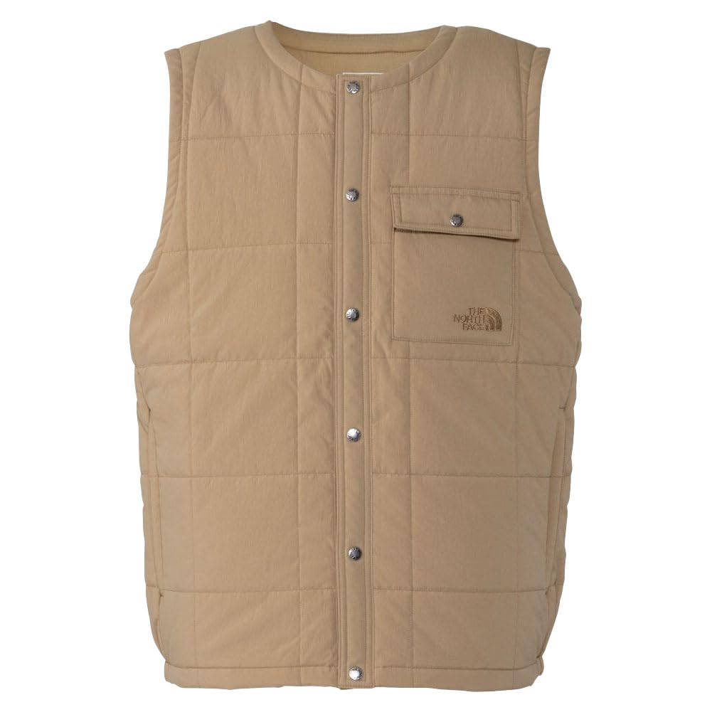 The North Face Meadow Warm Kelp Size L Vest, Unisex, Padded, Warm, Tan,