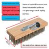 Stainless Steel Long-Handled Moss Removal Floor Brush
