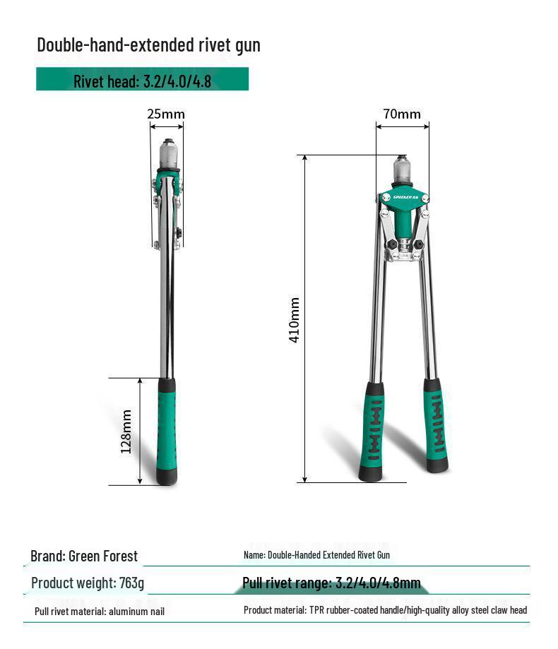 Manual Labor-Saving Rivet Gun for Core Pulling & Nut Riveting, Household Use