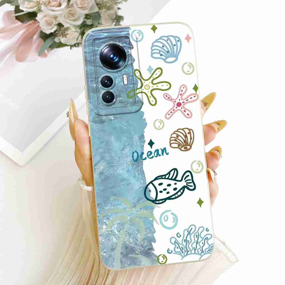 For Xiaomi Mi 12T Case 22071212AG Simple Style Popular Print Silicone Back Cover For Xiaomi Mi 12t Phone Cases Bumper