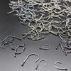 100Pcs Gold Iseini Fishing Hooks 100Pcs/Box Black Tube Payment Iseini Pressure Shank W/ Circle/Barbs