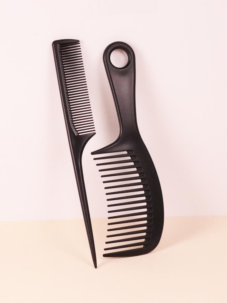 Haircut carbon fiber comb, anti-static comb, suitable for thick, long, wet or curly hair Special for real hair wigs