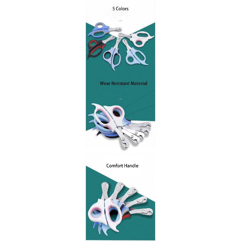 Stainless Steel Blade Dog Cat Pets Nail Clippers PP+TPR Comfort Handle Household Nailclippers Supplies for Professionals