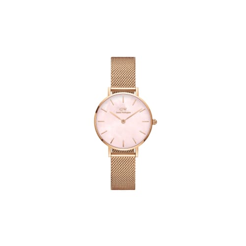 

[Official Shop/Authentic Import/2-Year Warranty] Daniel Wellington DW Women s Petite 32 Melrose RG MOP Watch, Rose Gold with Pearl-of-Pearl Finish. A