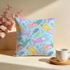 Glittery Mermaid Cat Blast Cushion Cover Soft Pillow Cases for Home Bedroom Living Room Sofa