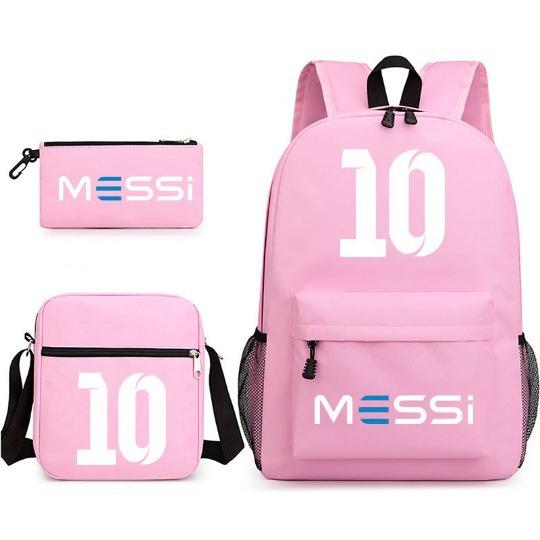 Peripheral Printed Schoolbag 3-Piece Pencil Case Shoulder Bag Backpack