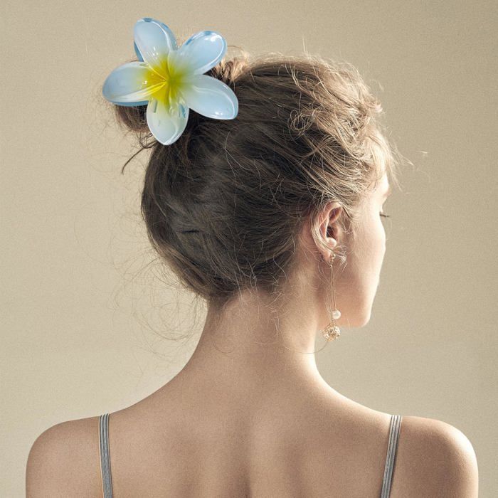 Pinces à Cheveux - sh - 8 Pièces - Fleurs Artificielles - Antidérapantes - Colorées