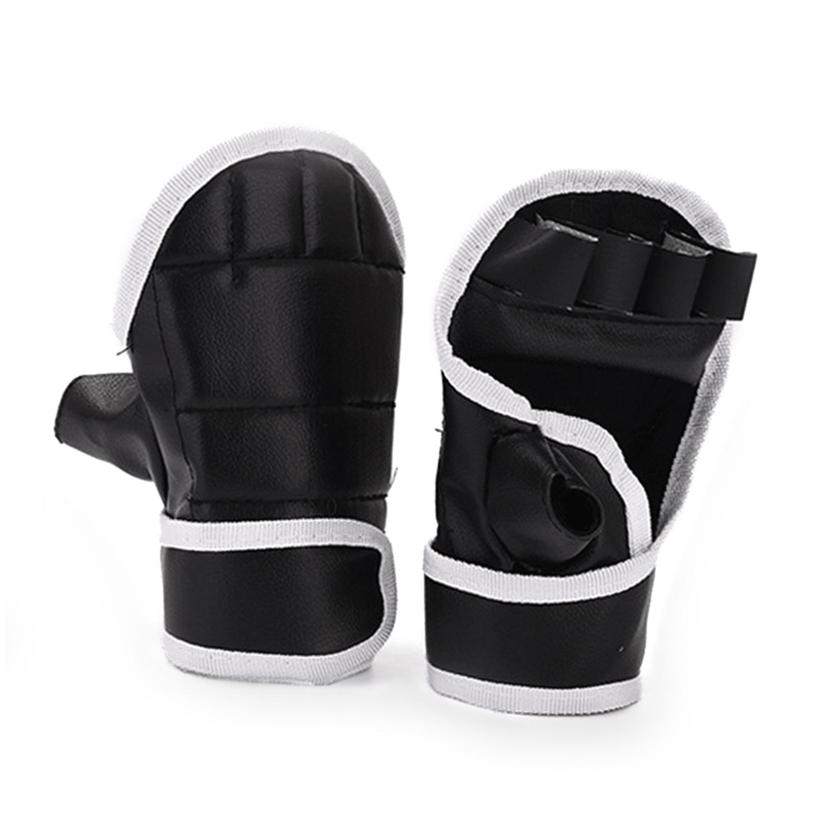 Half Finger Kickboxing Gloves Taekwondo Sparring Gloves Boxing Gloves Gloves Kickboxing Gloves Punching Bag Gloves 1