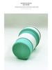 350ml Portable Silicone Collapsible Cup with Lid - High Temp Resistant & Anti-Scald Coffee Mug