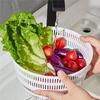 A25F-Electric Salad Spinner - Lettuce Vegetable Dryer, USB Rechargeable, Quick Drying Lettuce Fruit Spinner With Bowl