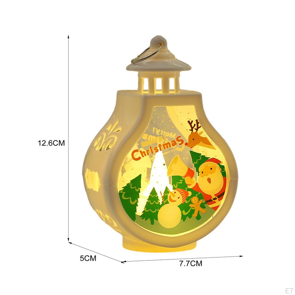 Christmas Candle Lantern Hanging Decorative Ornament Candlestick Tabletop