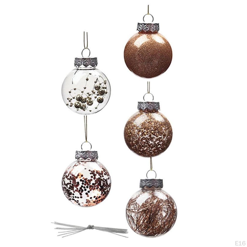 30 Pieces Christmas Ball Ornaments Shatterproof Festival Layout Baubles Xmas Tree