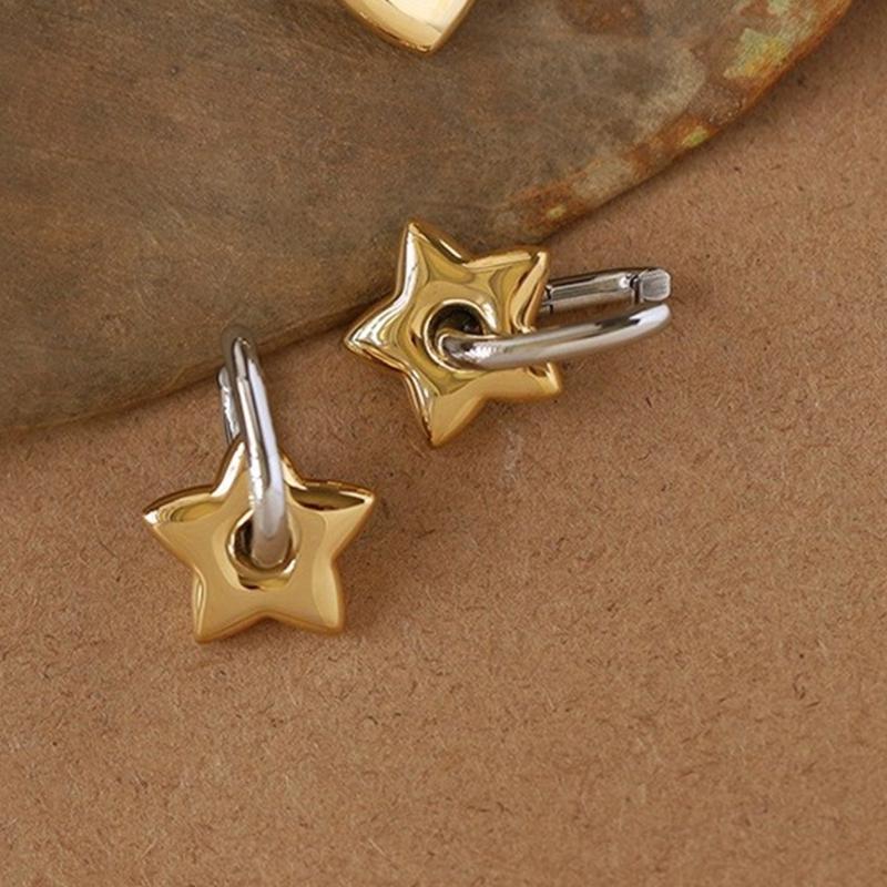 Fashionable Star Drop Earrings for Women Multifuntional Ear Jewelry for Every Occasion Pendant Earrings for Daily
