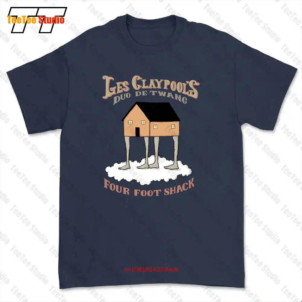 

Les ClaypoolS Duo The Twang Four Foot Shack Country Primus Brown Tshirt Tee L2LM 4XL